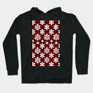 snowflakes pattern Hoodie